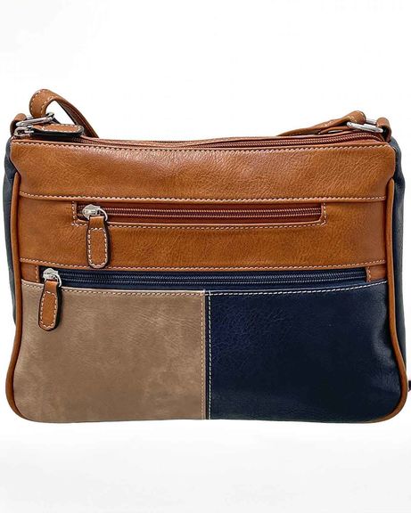 Payton Zipped Leather Look Handbag
