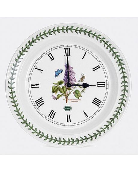 Portmeirion Botanic Garden Lilac Wall Clock