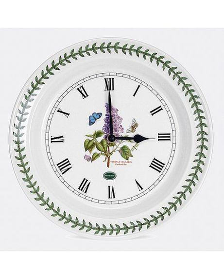 Portmeirion lilac wallclock