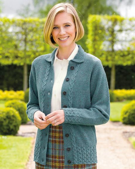 Shetland Cable Cardigan