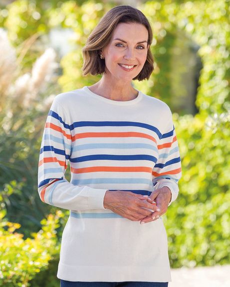 Cotton Rebecca Long Sleeve Crew Neck Jumper