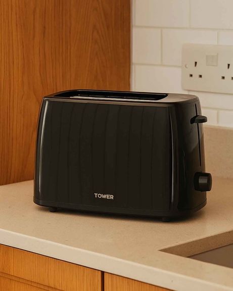 Black 2 Slice Toaster