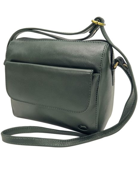 Dana Zipped Leather Handbag