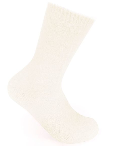 Slenderella Supersoft Bed Socks - Cream