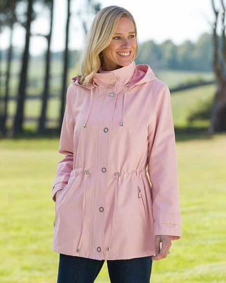Kennedy Patterned Pink Showerproof Jacket