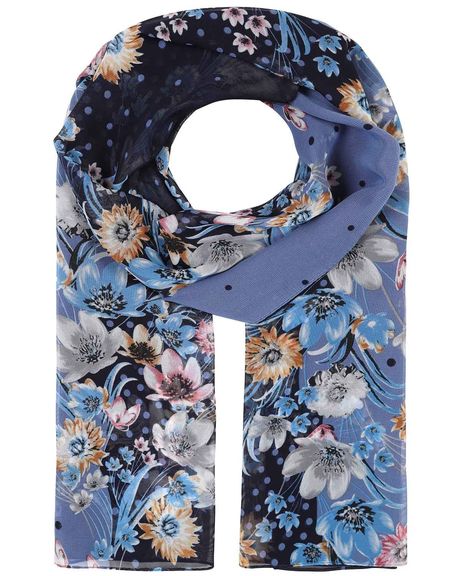 Esme Floral Polyester Scarf