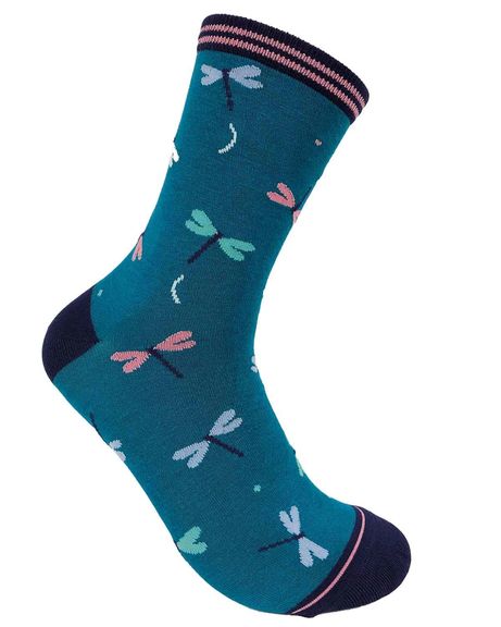 Ladies Bamboo-Rich Socks - Teal