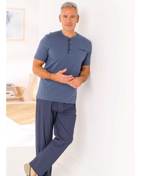 Pure Cotton Geo Print Pyjama Set