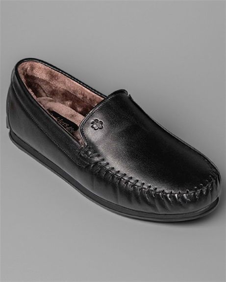 Mens Leather Slipper