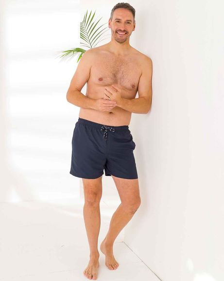 Mens Navy Swim Shorts