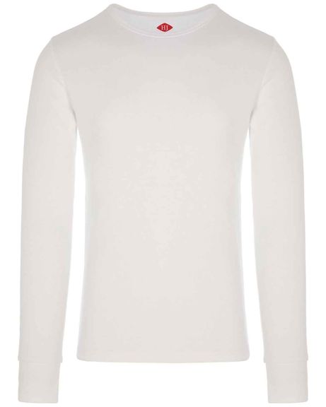 Mens Thermal Long Sleeve Top - White