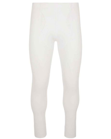 Mens Thermal Long Johns - White