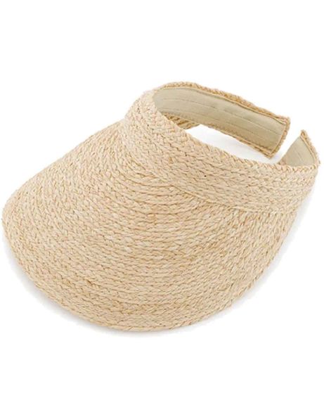 Ladies Sun Visor - Natural