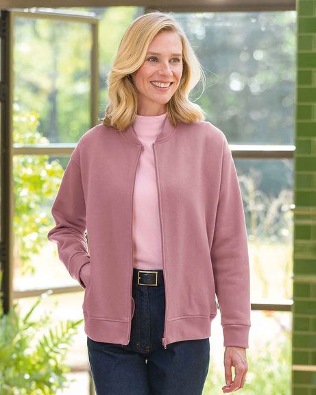 Leilani Fleece Zip Up Leisure Cardigan