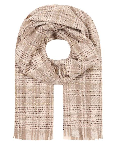 Evelyn Checked Pure Viscose Scarf