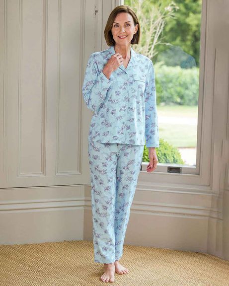 Camila Floral Pure Cotton Long Sleeve Pyjamas