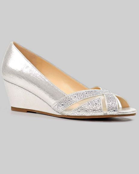 Lunar Adriana wedge Shoe - Silver