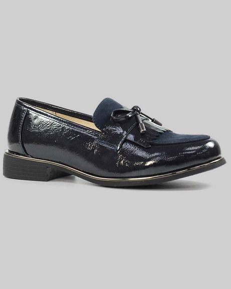 Lunar Cheska Slip On Shoe - Navy