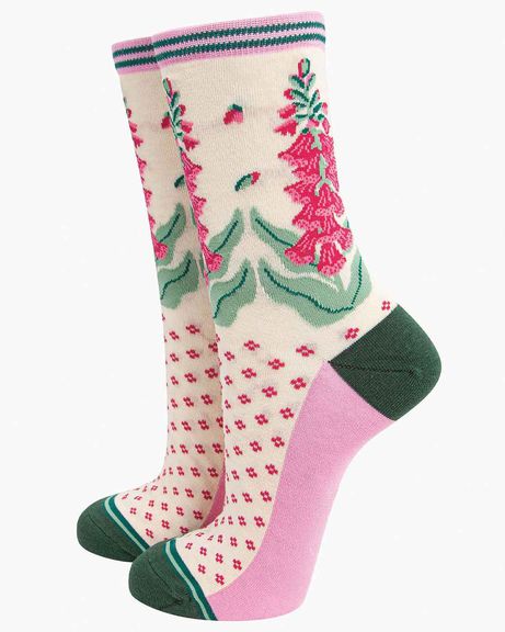 Ladies Bamboo-Rich Socks