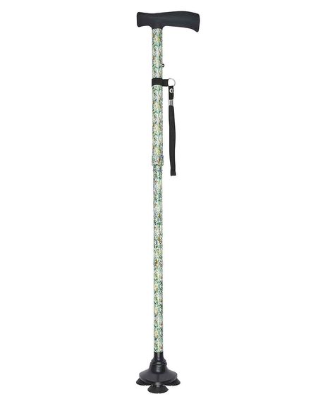 Ziggy Wildflowers Tribase Folding Walking Stick