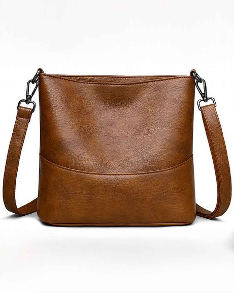 Ayla Leather Look Across The Body Handbag