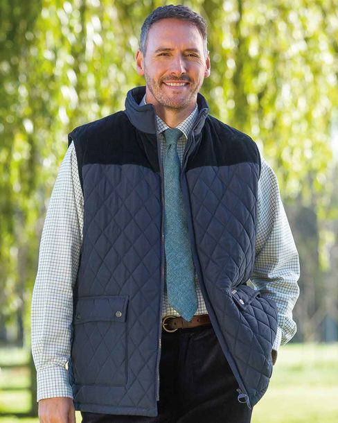 Arundel Body Warmer Quilted Gilet | James Meade | Sizes M - 3XL