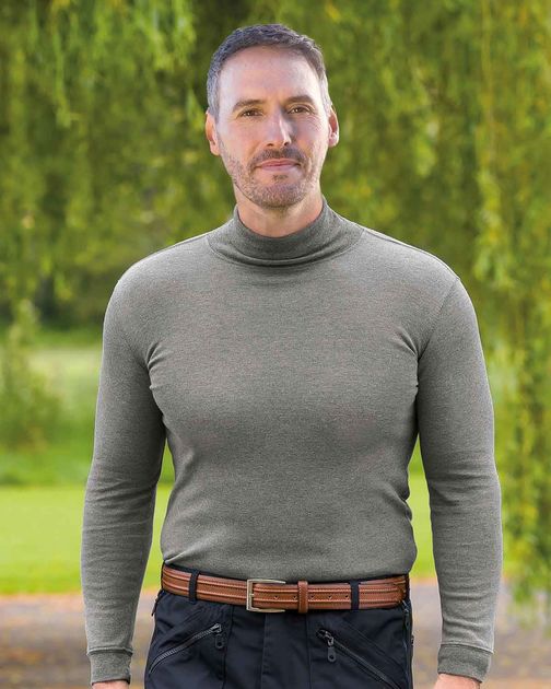 Pure Cotton Polo Neck