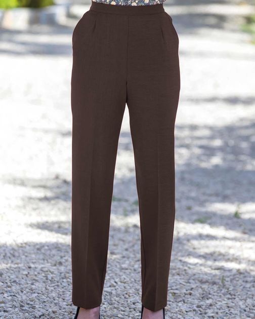 Sandown Mocha Pull On Trousers