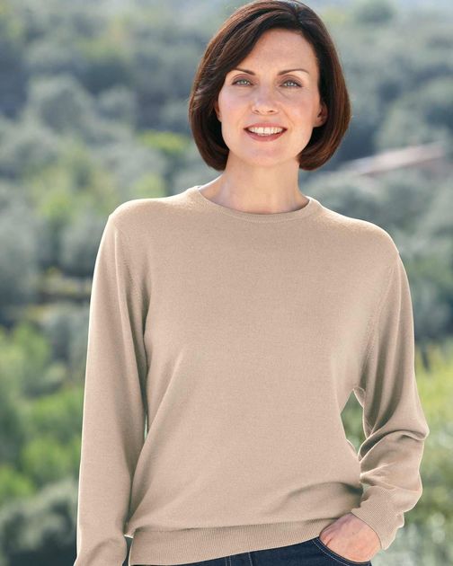 Merino Crew Neck Sweater  Ladies