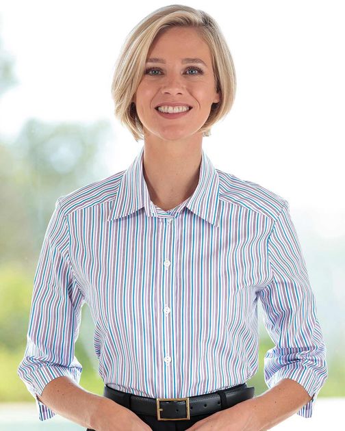 Joyce Striped Pure Cotton Blouse