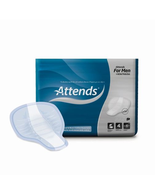 Attends Incontinence Contour Shaped Pad For Men