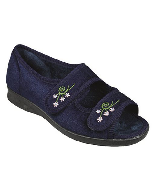 DB Wider Fit Velcro House Shoe