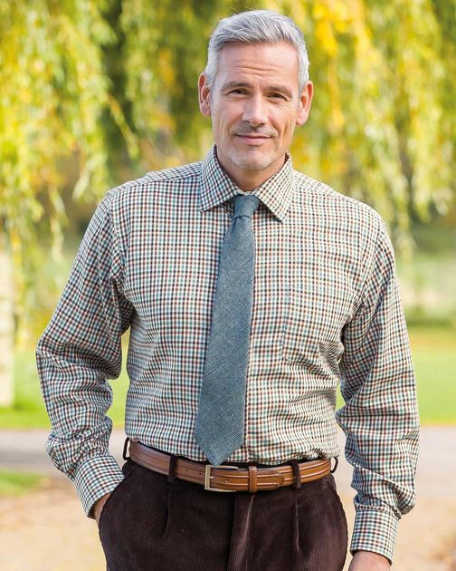 Kelso Tattersall Check Cotton & Wool Shirt