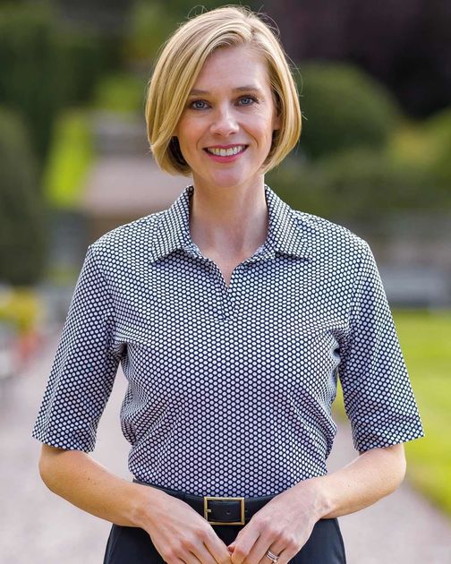 Gianna Multi Coloured Pure Cotton Polo