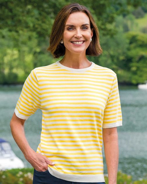 Kathy Pure Cotton Lemon Top