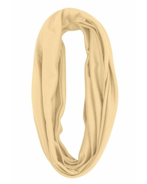 Silky Cotton Buttermilk Snood Scarf