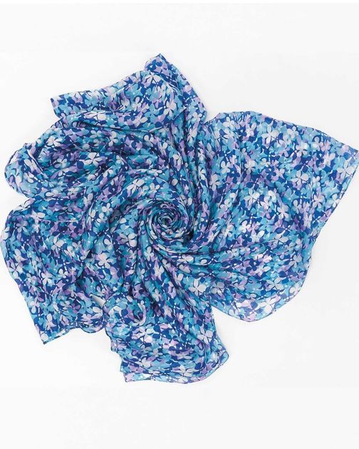 Hetty Ladies Floral Silk Scarf