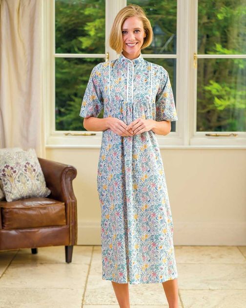 Simone Floral Short Sleeve Tana Lawn™ Nightdress