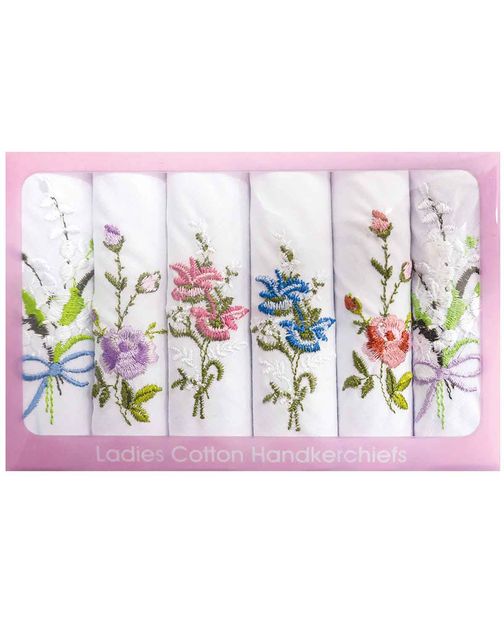 Embroidered Handkerchiefs