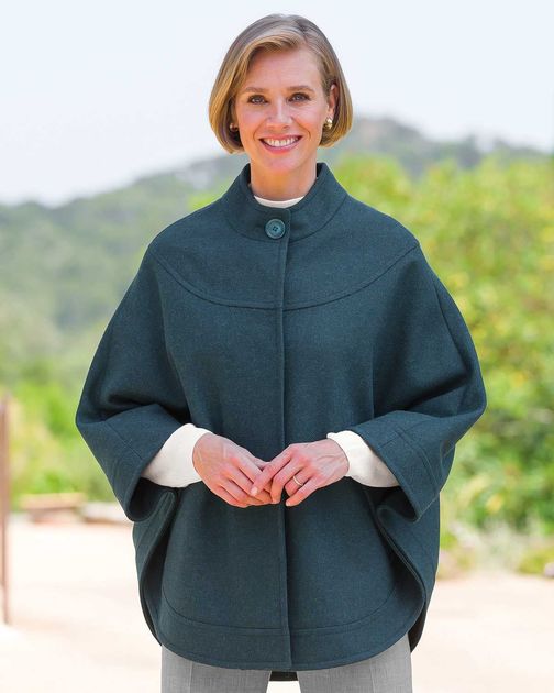 Farley Ladies Shetland Wool Tweed Cape