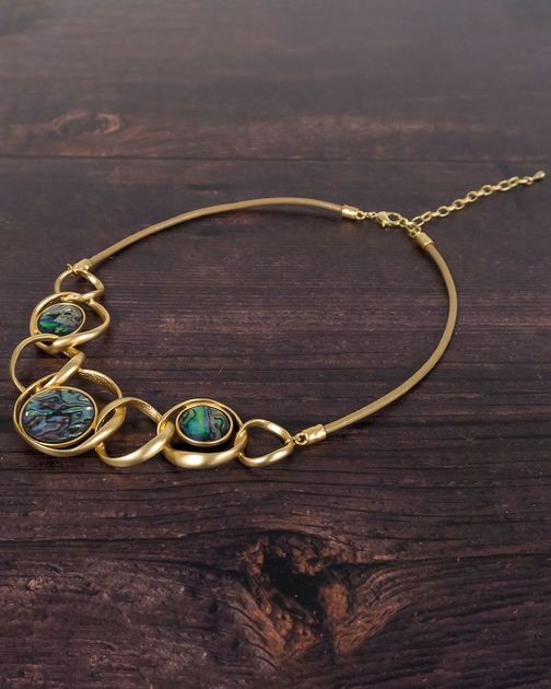 Lorna Gold Statement Ladies Necklace
