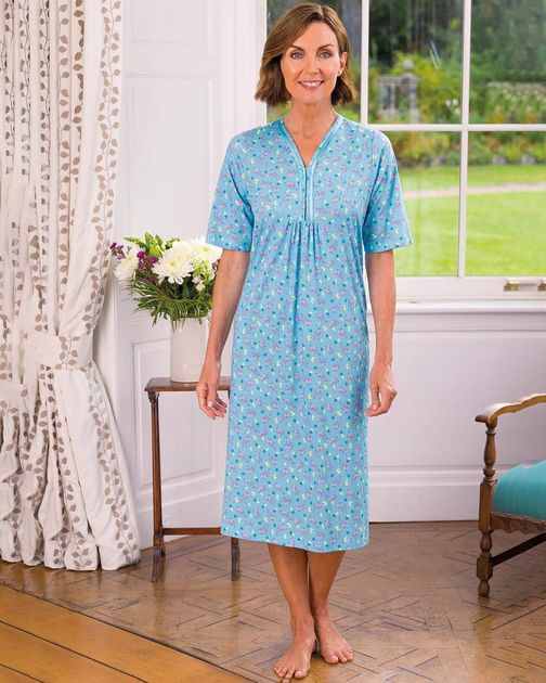 Isla Short Sleeve Pure Cotton Nightdress