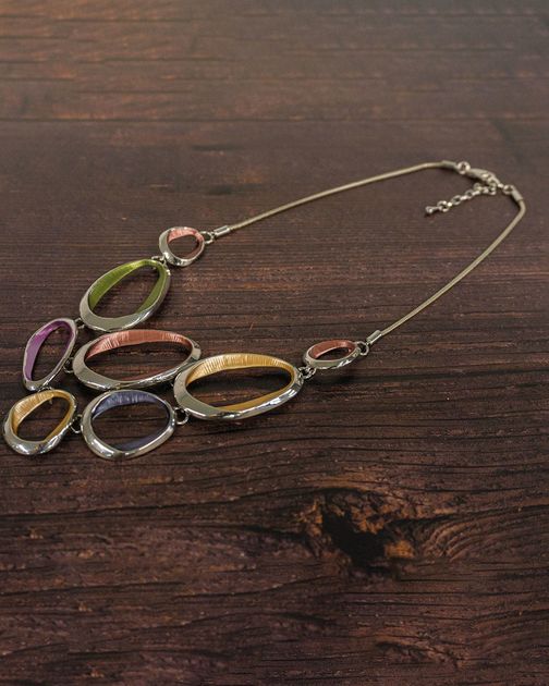Selena Multi-coloured Abstract Ladies Necklace