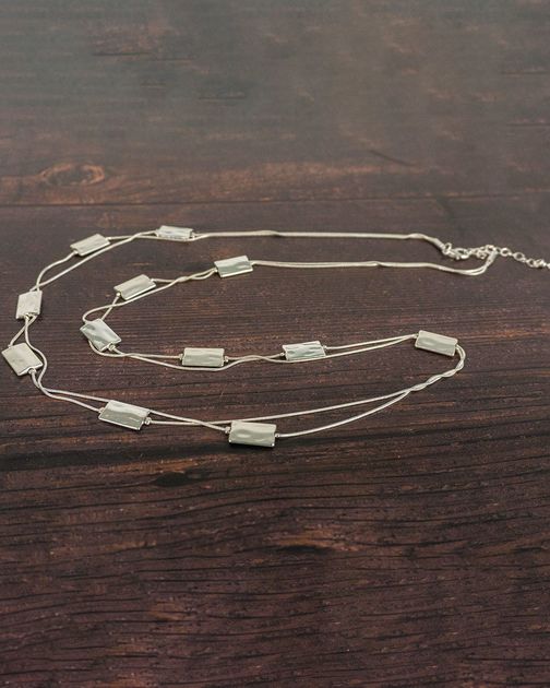 Lana Silver Beaded Ladies Necklace