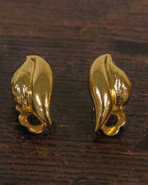 Bess Ladies Gold Effect Clip On Earrings