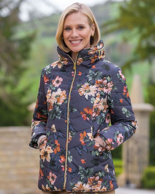 Ladies Juliette Padded Zip Front Jacket