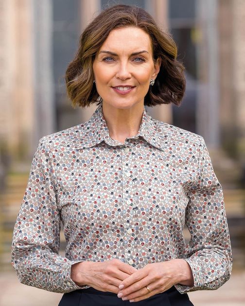 Candy Patterned Pure Cotton Blouse