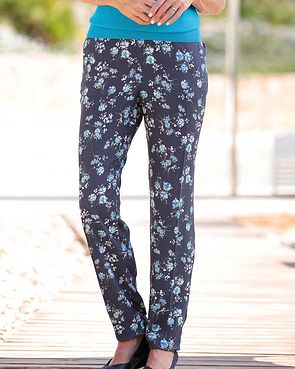 Emma Floral Supersoft Viscose Trousers