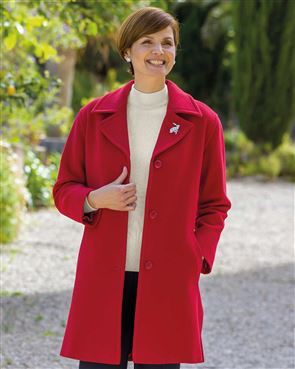 Red Buckland Coat
