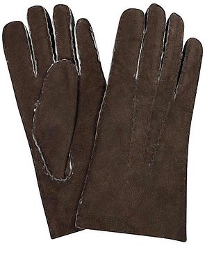 Lambskin Gloves - Brown